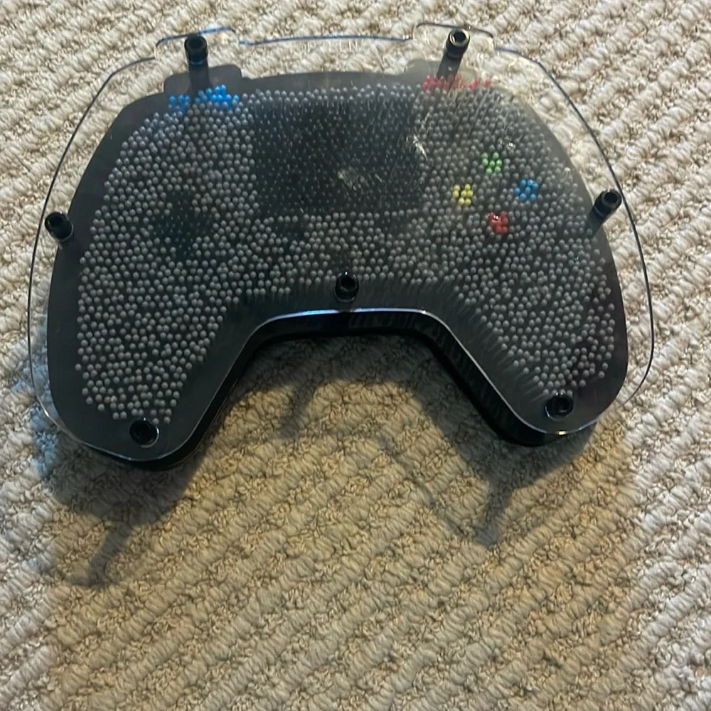 3D pin art video game controller